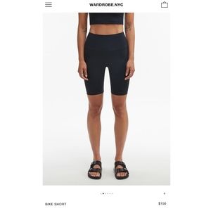 WARDROBE.NYC Biker Short, Black, Size Medium, Excellent Condition